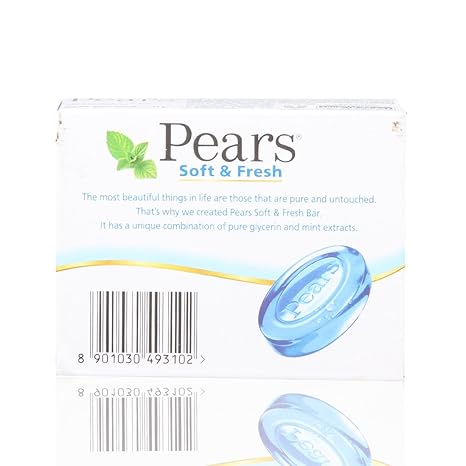 Pears Bathing Soap Soft and Fresh