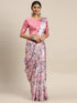 Vasthrlay Pink Printed Saree