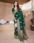 Vasthrlay Banarasi Kanjivaram Unstitched Pink Saree