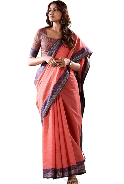 Vasthrlay Unstitched Traditional Festive Comfortable Saree