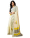 Vasthrlay Womens Printed Unstitched Olive Green Saree