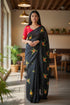 Vasthrlay Vichitra Embroidery Brown Black