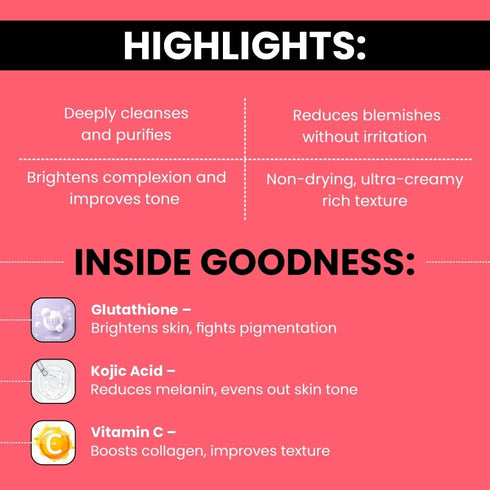 Glutafine Rich Creamy Cream Facewash