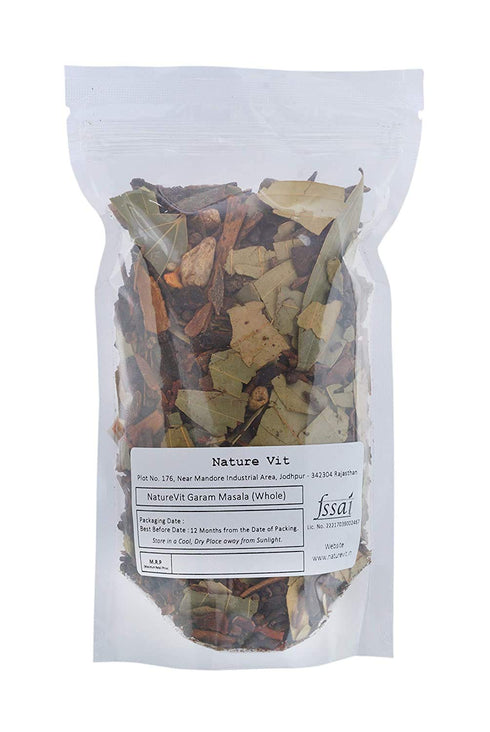 NatureVit Garam Masala Whole Spice Premium Sabut Masala Blend