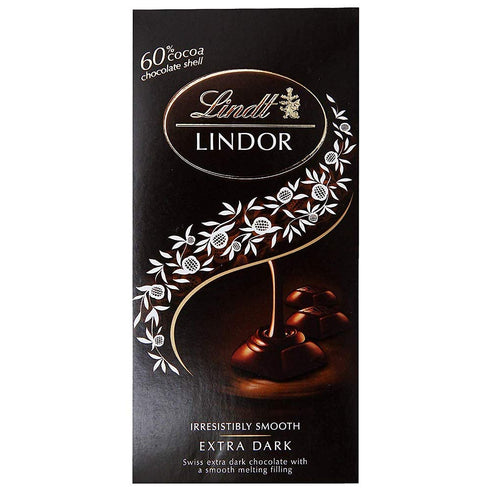 Lindt Lindor Irresistibly Smooth Extra Dark Chocolate 100gm