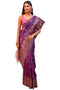 Vasthrlay Purple Tussar Woven