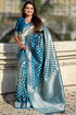 Vasthrlay Banarasi Unstitched Saree
