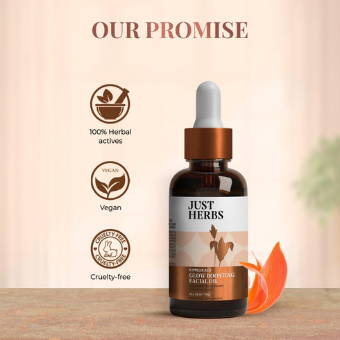 Just Herbs Kimsukadi Tail - Glow Boosting Facial Oil 30ml