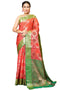 Vasthrlay Navy Blue Jacquard Saree