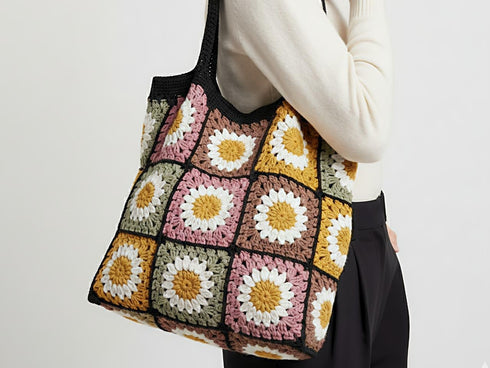 Handmade Crochet Tote Bag