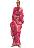 Vasthrlay Kanjivaram Unstitched Jacquard Stylish Saree