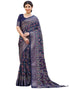 Vasthrlay Printed Traditional Patola Inspired Navyblue