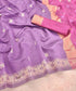 Vasthrlay Kanjivaram Unstitched Saree