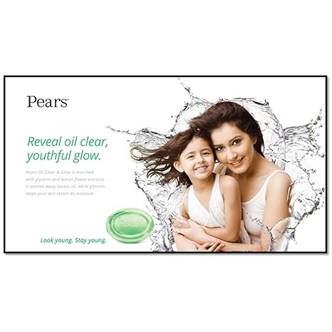 Pears Oil Clear & Glow Soap Bar