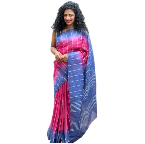 Vasthrlay Pink Handloom Saree