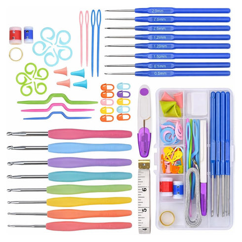 Crochet Kit, 52 Pcs Set for Crafters of All Levels