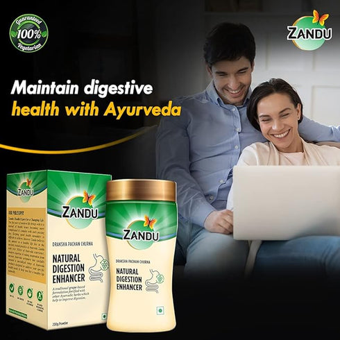 Zandu Natural Digestion Enhancer, Draksha Pachan Churna