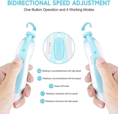 RAMNJI Electric Nail File Drill for Baby