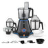 Preethi Zion MG-227 Mixer Grinder 750 Watt, 4 Jars - Master Chef Food Processor Jar and Flexi Lid, Black