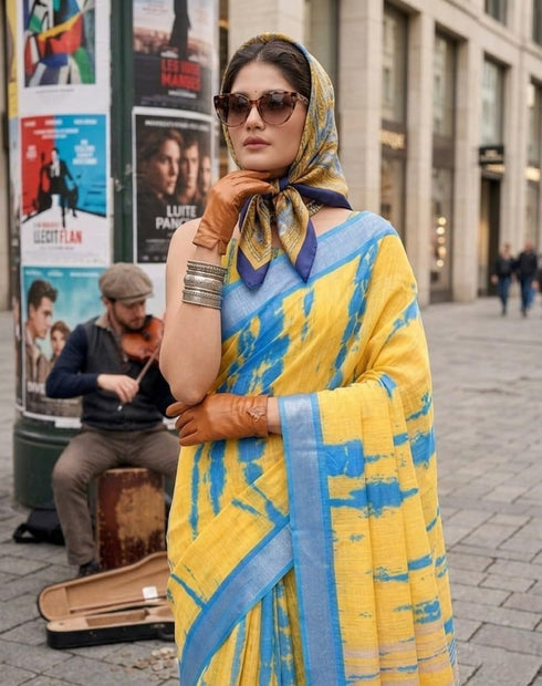 Vasthrlay Yellow Traditional Az Ys Ethnic Wear