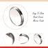 Stainless Steel Dinner Plates Set of 6