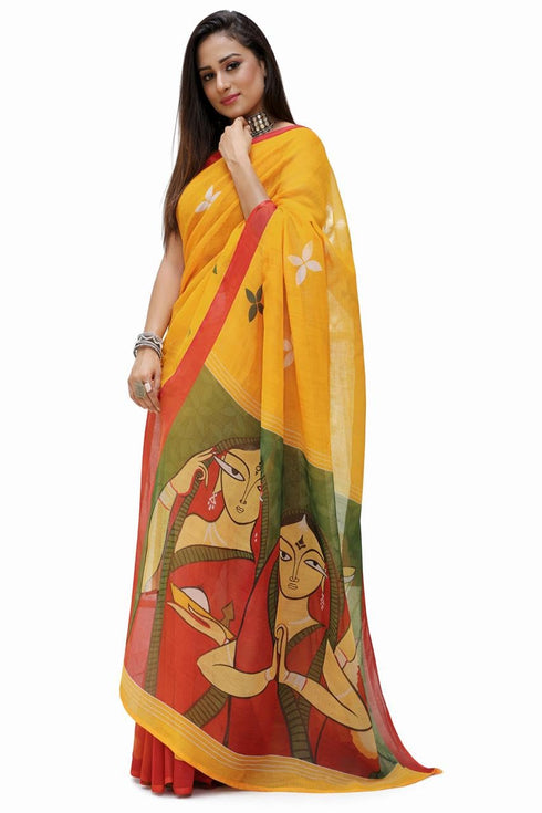 Vasthrlay Multicoloure Artistic Unstitched Lightweight Traditional