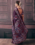 Vasthrlay Womens Printed Unstitched Green Saree
