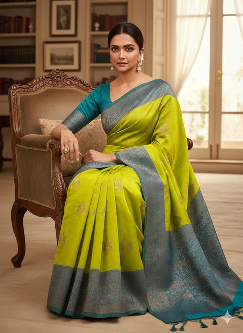 Vasthrlay Banarasi Paisley Festival Unstitched