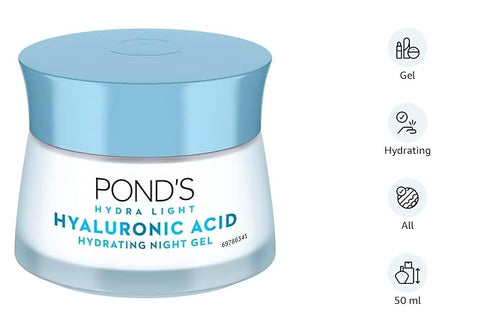 Ponds Hydra Light Hyaluronic Acid Hydrating Night Gel