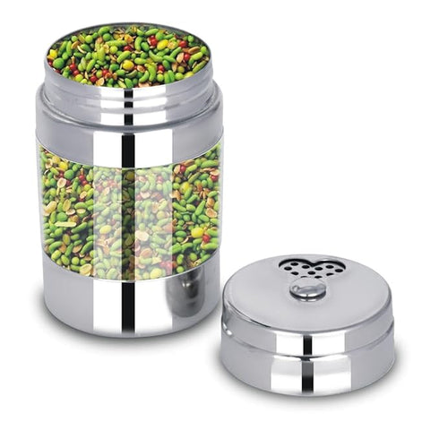 Stainless Steel See-through Royal Pan Masala Dabbi | Mukhwas Dabbi