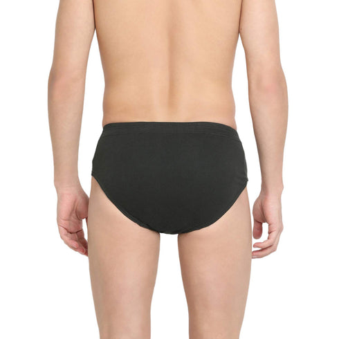 Dixcy Scott Originals Men 100% Combed Cotton Sweat Absorbent Waistband Brief (Pack of 3)