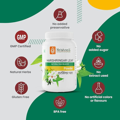 Krishna'S Herbal & Ayurveda Harshringar Powder