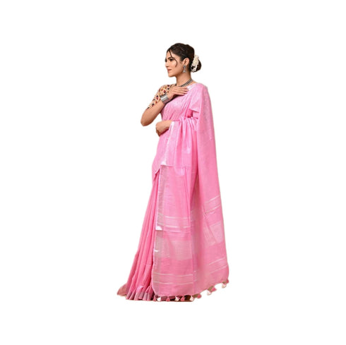 Vasthrlay Handwoven Unstitched Saree