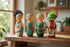 SIGNY Handcrafted Channapatna Kathakali Wooden Doll Set of 4