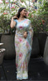 Vasthrlay Printed Organza Transparent Lightweight