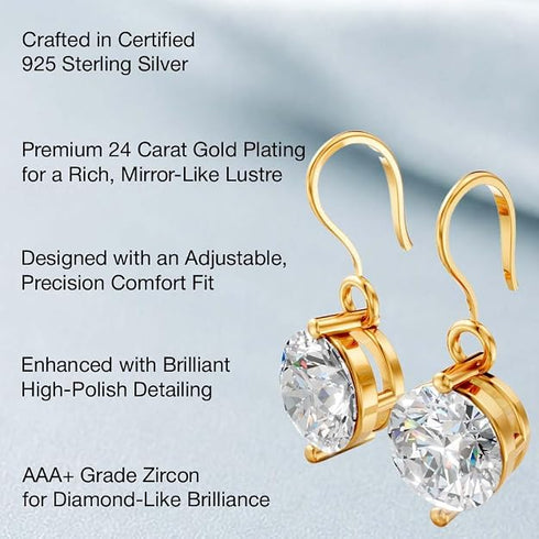 Miss Highness 925 Sterling Pure Silver Earrings for Women