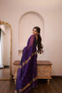 Vasthrlay Silver Unstitched Saree