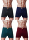 Dixcy Scott Opel Cotton Plain Assorted Men's Inner Boxer - Pack of 4 (Dixcy-Opel-Shrts-90) (Color May Vary)