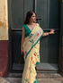 Vasthrlay Yellow Border Lightweight Handloom