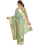 Vasthrlay Kasavu White Saree