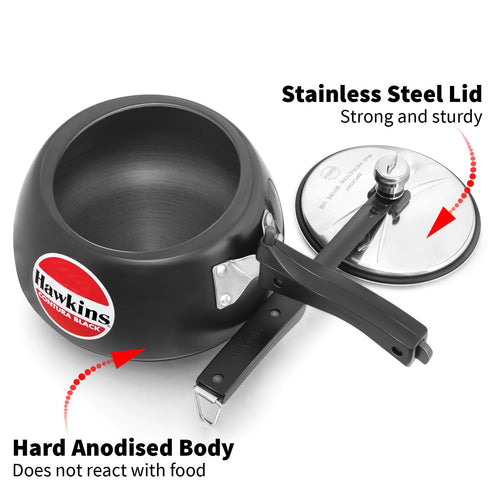 Hawkins Contura Black Pressure Cooker