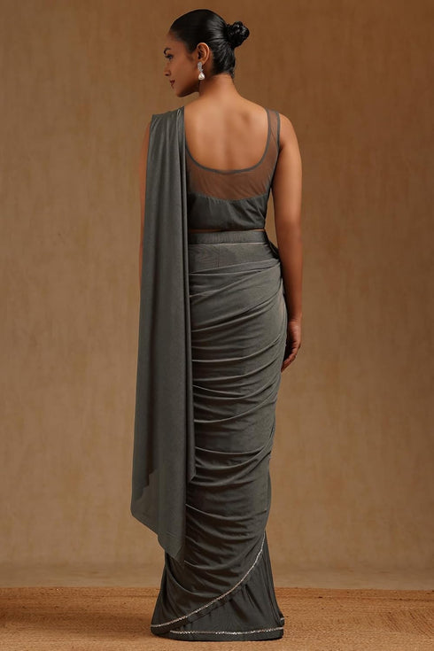 Vasthrlay Olive Spandex Solid