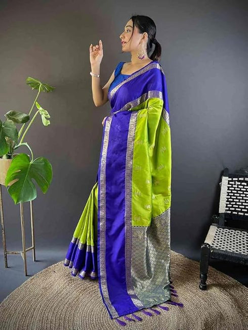 Vasthrlay Kanjivaram Unstitched Blouse Ethnic Wear