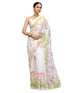 Vasthrlay Printed White1 White Saree