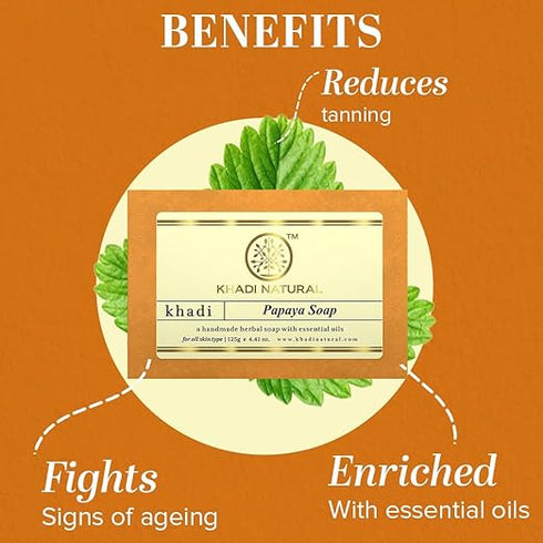 Khadi Natural Herbal Natural Papdaya Soap