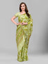 Vasthrlay Cotton Printed Mulmul Cream Saree