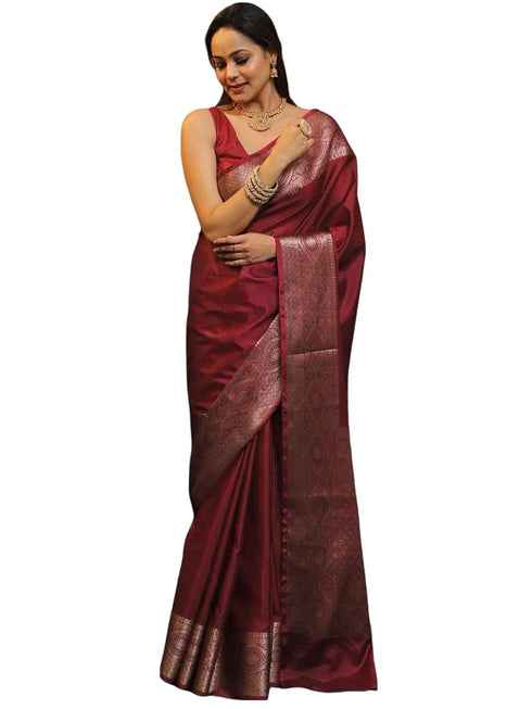 Vasthrlay Banarasi Kanjivaram Unstitched 3730s388n Rani