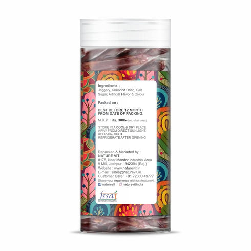 NatureVit Imli Candy Sticks Khatti Meethi Tamarind Stick Candy