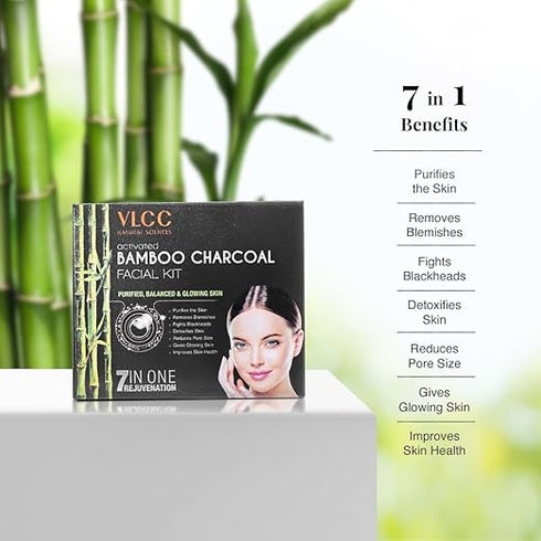 VLCC Activated Bamboo Charcoal Facial Kit