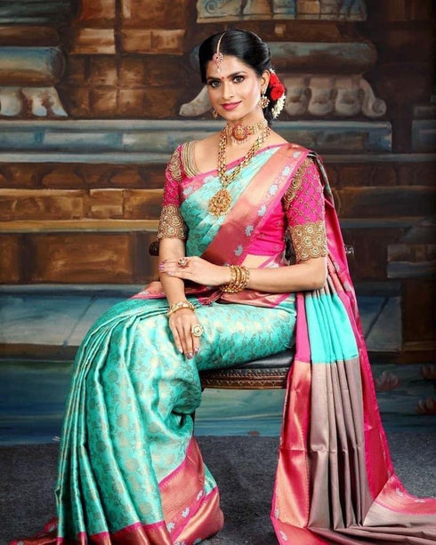Vasthrlay Kanjivaram Festive Saree